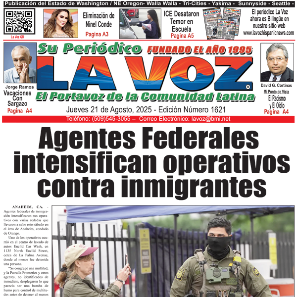 Jueves 21 de Agosto, 2025 - Edición Número 1621
