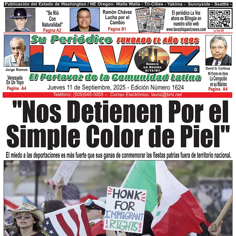 Jueves 11 de Septiembre, 2025 - Edición Número 1624