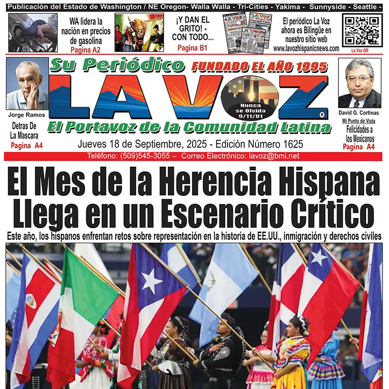 Jueves 18 de Septiembre, 2025 - Edición Número 1625