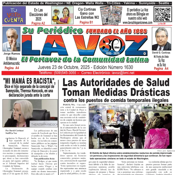 Jueves 23 de Octubre 2025 Edicion Numero 1630